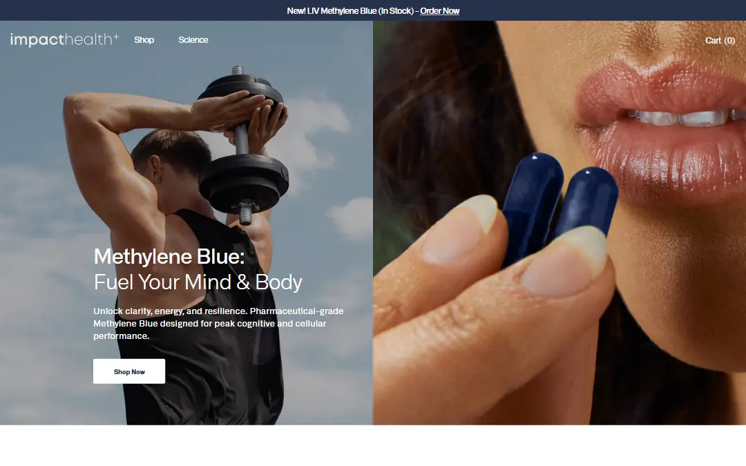 Take Impact website homepage